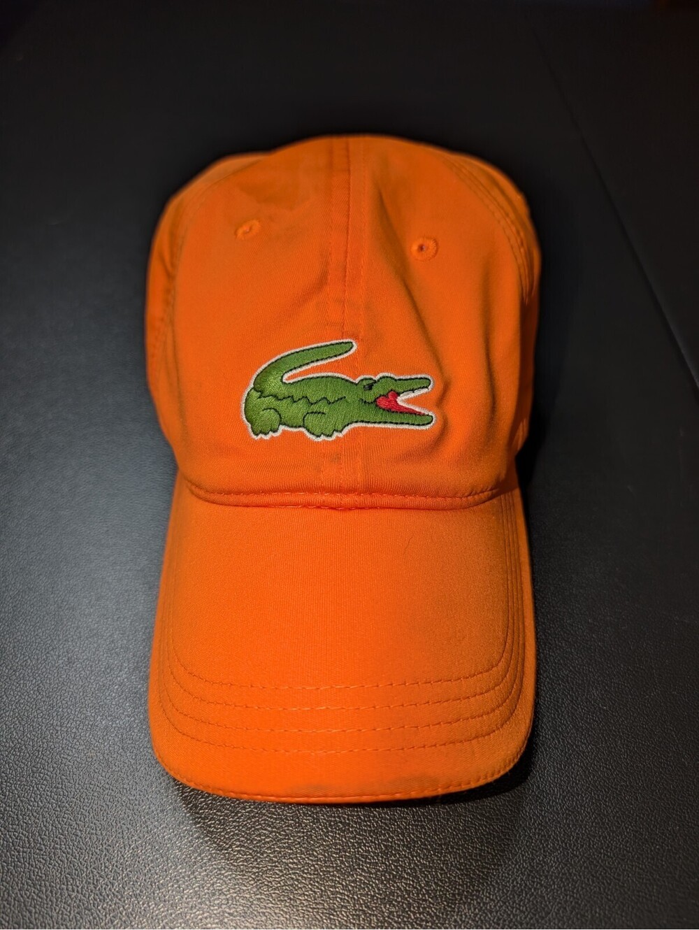 Lacoste Sport Hat Big Croc Orange Medium Miami Open